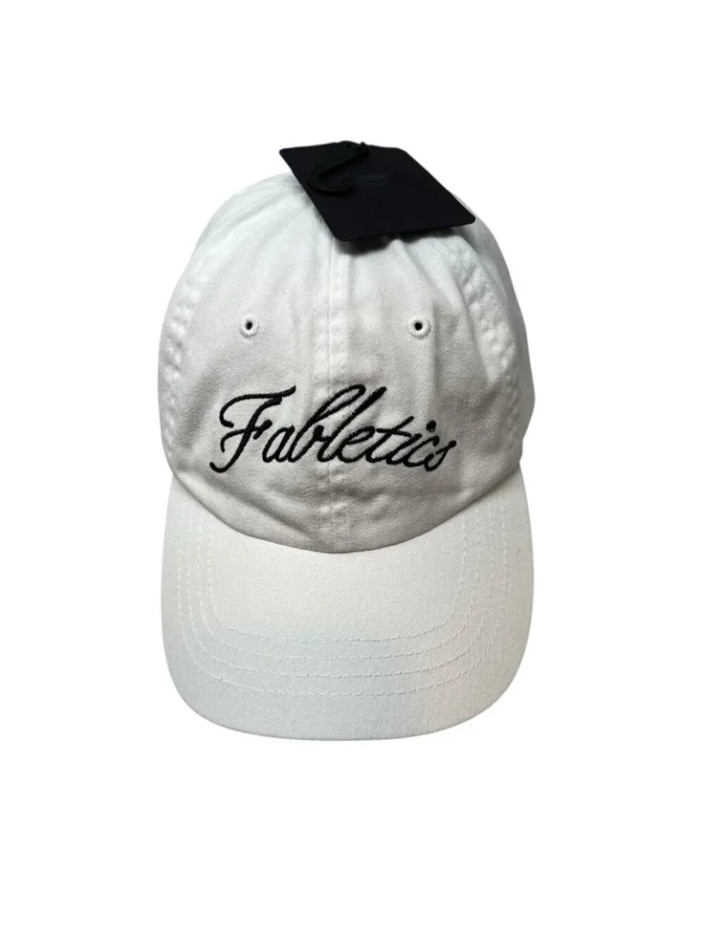 Fabletics The Dad Hat Baseball Cap Strapback Spell Out Logo Relaxed Fit NWT